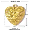Ins Flor Laço Amor Aço Inoxidável Colar Feminino Sol Abelha Pulseira Brincos Diy Aço Titânio Joias Acessórios
