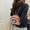 Mochila Nueva de Verano 2025 para Mujer, Bolso Cruzado de Nicho Estilo Ins, Bolso de Mano de Bloques de Color de Moda