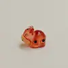 Accesorios de resina para micro paisajismo de simulación, dibujos animados tridimensionales de animales pequeños, vaca luminosa, colgante de vaquita linda hecho a mano