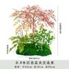 Plantas Verdes de Bordo Árvore Falsa de Bordo Vermelho Plantas em Vasos de Luxo Leve Decoração de Paisagismo para Sala de Estar de Casa Exibição de Janela Planta de Chão