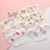 Toalla de Saliva para Bebé Algodón Puro Cuatro Capas Babero para Recién Nacido Toalla Triangular Anti-Vómito Babero Pétalo Fino para Primavera y Verano