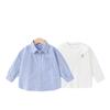 Conjunto de Roupa de Outono Estilo Europeu para Meninos, Camisa e Calça Comprida para Crianças Pequenas, Roupa Infantil, Camisa e Calça Casual para Bebês Meninos