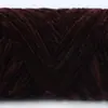 Hilo de chenilla brillante de tres cabos para tejer a crochet zapatos, hilo de lana grueso para tejer suéteres, bufandas y sombreros