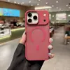 Adecuado para Funda de Teléfono Móvil Iphone18Pro, Lente con Patrón de Diamante Metálico, Acabado Mate tipo Piel, Atracción Magnética, Funda Dura Anti-Caída Apple 17 E