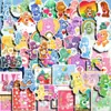 50 pegatinas para diario no repetidas retro oso cariñoso oso lindo chica osito pegatinas decorativas creativas DIY
