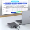 Base de expansión multifuncional transfronteriza tipo-c17 con expansión de pantalla diferente 14K60Hz puerto gigabit hub usb al por mayor