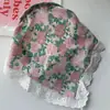 Faixa de Cabeça de Renda Bege, Turbante, Turbante Triângulo Francês de Uma Peça, Chapéu para Franja, Acessórios de Cabelo Estilo Pastoral