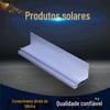 Perfil de liga de alumínio industrial usinagem CNC profunda abertura de matriz extrusão perfil de alumínio de formato especial personalização de produto solar