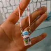 Cuerda de Cera L21 Mini Tetera Taza Termo Colgante Lindo Artificial DIY Taza de Agua Llavero de Dibujos Animados Mochila Bolsa Muñeca
