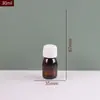Botellas Marrones de Líquido Oral, Botellas de Vidrio Marrón Oscuro a Prueba de Luz, Botellas Marrones para Enzimas, Botellas Dispensadoras de Pastillas, Botellas de Jarabe de Espino Amarillo al por Mayor