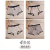 Ropa interior para mujer British Bear de algodón puro 10A Antibacteriana Algodón puro Entrepierna extendida Nuevos Boxer briefs de cintura media