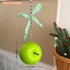 Nuevo Colgante de Manzana de Simulación para Coche Decoración de Nochebuena Colgante Llavero Colgante para Coche Cordón Adornos Venta al por Mayor