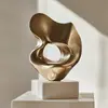 Adornos Modernos Simples Abstractos de Piedra Taihu Lujo Accesible Regalo de Inauguración Decoración para Sala de Estar Entrada de la Fortuna Gabinete de Vino