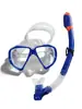 Máscara de Mergulho Profissional para Adultos Personalizada de Fábrica Conjunto de Respiração Máscara de Mergulho de Silicone Máscara de Snorkel para Nariz Espelho Temperado