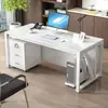 Escritorio de oficina simple, escritorio moderno para oficina de gerente, escritorio para computadora individual, escritorio de jefe, escritorio y silla de oficina, escritorio de supervisor
