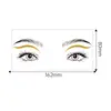 Pegatinas de Tatuaje para Ojos con Foil Dorado Estilo Europeo y Americano Impermeables Resistentes al Sudor de Larga Duración Temporales Maquillaje para Fiestas Pegatinas de Maquillaje Estilo Ins Transfronterizo