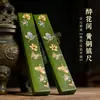 Borracho en Flores: Set de regalo de pisapapeles y regla, Pisapapeles de cobre, Pisapapeles especial para caligrafía, Latón pintado para caligrafía, Pincel de caligrafía, Principiante en caligrafía