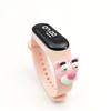 Pulsera Inteligente con Bloqueo Ic Pulsera Inteligente Pantalla LED Hora Deportes Pulsera Impermeable Dibujos Animados Táctil Reloj