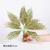 Decoración de pared pared de plantas artificiales, flores artificiales, plantas verdes, plantas en maceta, fondo de boda, arreglos florales, hojas, plantas verdes, madera de hoja grande que cambia de color