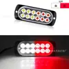 Comércio exterior novo ultra-fino 12 luzes ultra-fino luz de advertência motocicleta lateral LED luz piscante carro caminhão luz lateral
