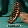 Peine de Cojín de Aire de Sándalo Rojo, Peine de Airbag Lindo de Gatito, Peine de Masaje de Madera Maciza, Peine para Meridianos de la Cabeza, Peine Casero para Mujer