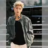 Chaqueta vaquera desgarrada estilo páramo para hombre, chaqueta de alta gama genial y elegante, chaqueta corta estilo biker de corte limpio americano