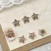 Novos Acessórios de Arte para Unhas Estrela de Cinco Pontas Gelo Transparente Cor de Doce Coração 3D Pedras de Resina Strass Brilhantes Brincos DIY Decorações de Unhas Usáveis
