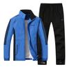 Conjunto Esportivo de Lazer para Meia-Idade Primavera e Outono Transfronteiriço Tamanho Grande Roupa Esportiva Masculina Manga Longa Roupa Esportiva para Corrida