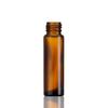 Botella Roll-On Transparente de 10 ml, Botella Roll-On para Perfume, Botella para Masaje de Esencia para Ojos, Botella Roll-On Dispensadora de Aceite Esencial Marrón