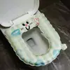 Cojín de Asiento de Inodoro Grueso de Dibujos Animados para Uso Doméstico y Estacional, Universal para Todas las Estaciones, Impermeable, Lavable