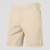 Pantalones Cortos Casuales de Algodón para Hombre de Comercio Exterior 2026, Pantalones de Vestir Rectos de 5 Puntos, Talla Grande, Color Sólido, Ropa para Hombre Estilo de Comercio Exterior