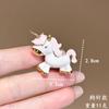 Broche Zodiaco del Caballo, Lujo Ligero, Gama Alta, Lindo, Moderno, Broche Versátil, Accesorio de Pin de Solapa Creativo Estilo Chino
