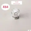 Frasco de Perfume de Vidro com Borrifador Pressão, Venda Direta em Estoque, Tampas de Frasco de Perfume de 15mm de Boca em Vários Estilos, Modernas e Luxuosas