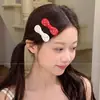 Grampo de Cabelo com Laço e Bolinhas 2026 Novo Estilo Coreano Grampo Lateral Grampo de Franja Acessório de Cabelo