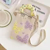 26 Modelos Nuevos de Bolsos para Teléfono con Asa de Algodón, Lindos Mini Bolsos Cruzados de Punto Versátiles Portátiles de la Fábrica de Amazon
