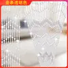 Cortina de puerta a prueba de mosquitos de plástico sin taladro, cortina divisoria de dormitorio/hogar, cortina de cuentas de cristal, cortina de cuentas decorativa para sala de estar, cortina colgante.