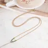 Colar de Cordão com Contas de Flor de Lírio Pequena para Homens e Mulheres, Cordão para Pendurar Joia Tecido à Mão, Pingente DIY Feito à Mão, Acessório de Roupa, Cordão de Pingente