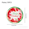 Decoraciones Populares de Fiesta Temática de Sandía de Verano de Amazon, Accesorios para Montar la Atmósfera Fotográfica de Fiesta de Sandía de Verano