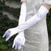 Guantes de Rendimiento para Cantante de Escenario Largo Pasarela Europea y Americana Guantes Sobre el Codo Vestido de Cena Retro Protección Solar Envío Directo
