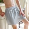 Cueca Boxer Masculina Meninos Seda Gelo Solta Tamanho Plus Verão Secagem Rápida Calças de Praia para Casa Listrada Fina Calça Arlo