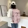 Mochila Multifuncional de Grande Capacidade para Viagens de Curta Distância Bolsa de Mão Leve para Homens e Mulheres Bolsa Esportiva para Fitness com Compartimento Separado para Roupas Molhadas e Secas