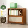 Estantería de Oficina de Madera Maciza de Múltiples Niveles para Almacenamiento Interior en el Hogar con Puerta Estantería para Libros Armario de Almacenamiento para Sala de Estar Estudiante Armario de Almacenamiento