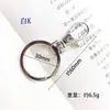Fecho de gancho rotativo em liga, fecho de boca de peixe feito à mão, chaveiro DIY, fecho para pendurar em mochila e bolsa escolar, acessórios de gancho para bolsa, entrega direta
