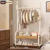 Cabide de chão, multifuncional, varal espessado, cabideiro de quarto, doméstico, móvel, cabideiro interno
