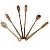 Cucharas al por mayor con mangos largos, Cucharas de abeja hechas a mano, Cucharas mezcladoras creativas, Estilo japonés, Soporte para personalización de muestras, Yuanhao