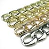 Accesorios para bolsos de joyería DIY, venta al por mayor, plástico ABS, chapado UV, hebilla de goma de 29 x 30, cadena, anillo abierto