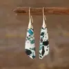 Pendientes de color bohemio con textura artística para comercio electrónico transfronterizo Pendientes Diseñadores europeos y americanos Pendientes de joyería de primera