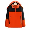 Chaqueta de Trabajo Tres en Uno para Exteriores de Invierno para Hombres y Mujeres, Abrigo Cortavientos, Ropa de Montañismo Engrosada y Acolchada Integrada, Hecho a Medida