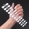Tira Facial Brilhante Curta para Ballet Unha Curta Arte de Unhas Postiças Óleo para Unhas Selante Resistente ao Desgaste Patch de Arte de Unhas Usando Arte de Unhas
