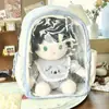 Daily Joker 40cm Boneca de Algodão Secundária Transparente Bolsa de Dor Bolsa de Bebê Fofa Macia Irmã Estilo Universitário Bolsa de Estudante